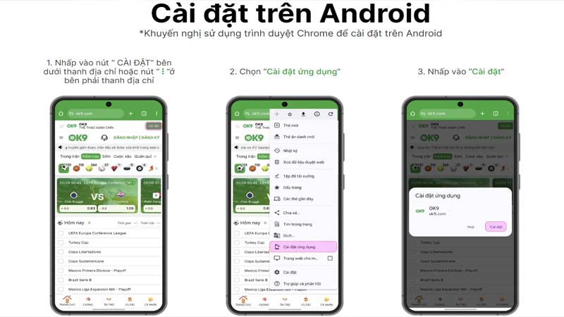 Cài đặt file APK