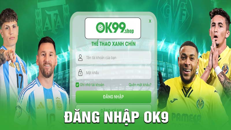 Hướng dẫn ok9 đăng nhập 