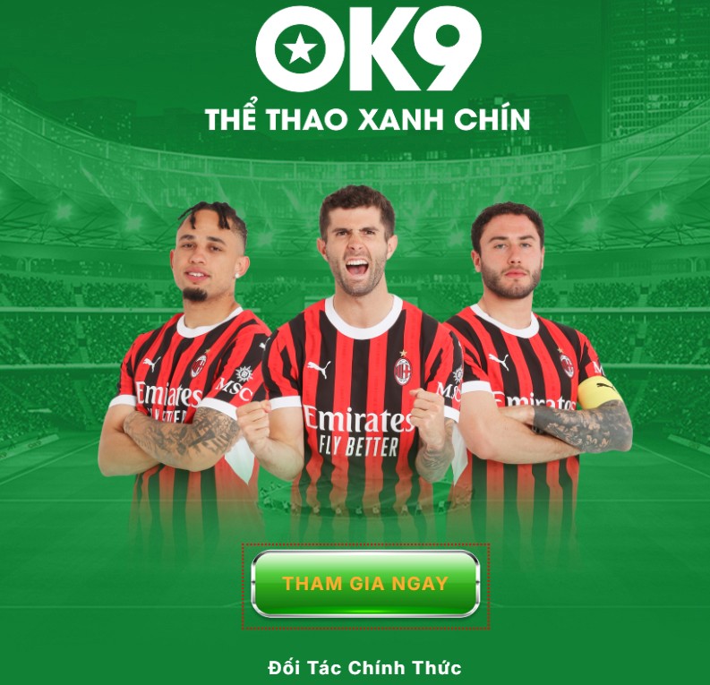 Ok9 thể thao xanh chín